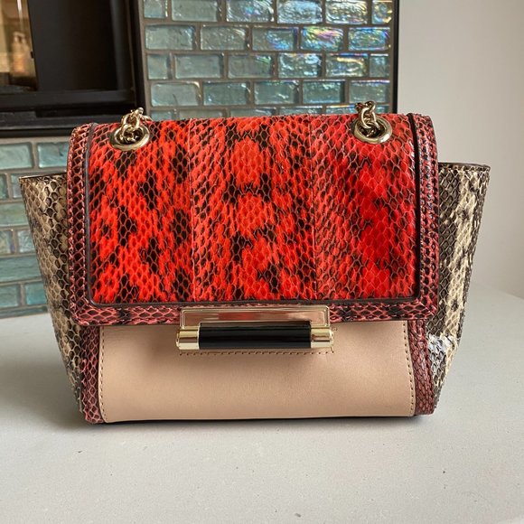 BUNDLE- DVF Black Python Shoulder Bag & Tote! - Picture 5 of 13